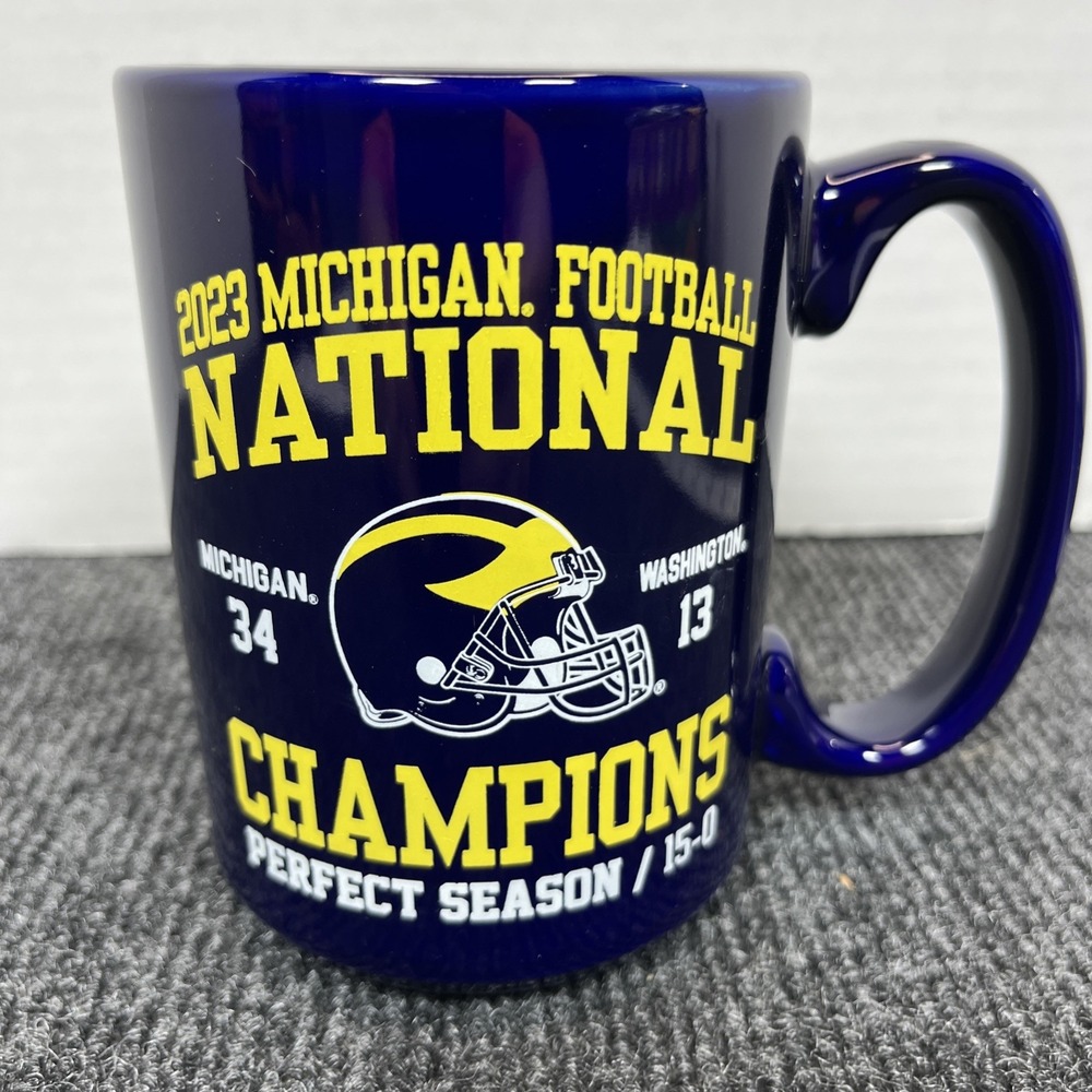 2023 University of Michigan Football national champions Coffee Cup Mug ANN ARBOR